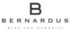 Bernadus logo met ondertitel: wine and memories